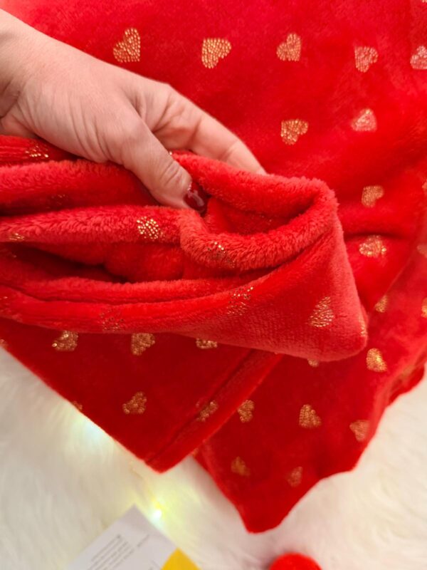 1033df11-65e7-4167-b508-557654d1e233 Plaid rosso stampa cuori glitter